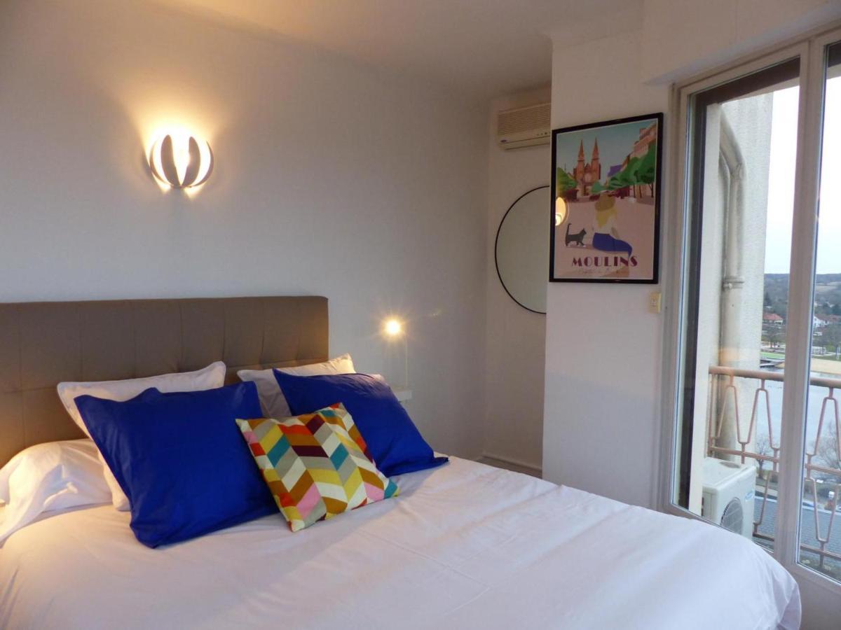 Appartement Panoramique Au Centre De Moulins Avec Terrasse, 2 Chambres, Et Equipements Modernes - Fr-1-489-412 외부 사진