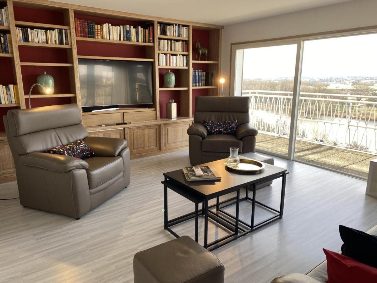 Appartement Panoramique Au Centre De Moulins Avec Terrasse, 2 Chambres, Et Equipements Modernes - Fr-1-489-412 외부 사진